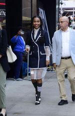 YARA SHAHIDI Leaves Good Morning America Studio in New York 07/20/2022