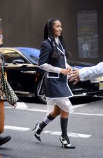 YARA SHAHIDI Leaves Good Morning America Studio in New York 07/20/2022
