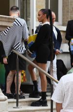 YASMIN FINNEY Leaves Attitude Awards in London 07/28/2022