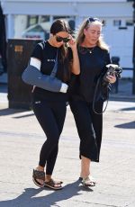 YAZMIN OUKHELLOU Out with Her Arm in a Cast Shopping in Essex 07/14/2022