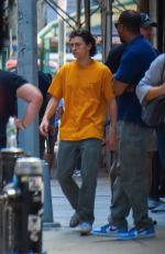 ZENDAYA and Tom Holland Out with His Brother Harry in New York 07/20/2022