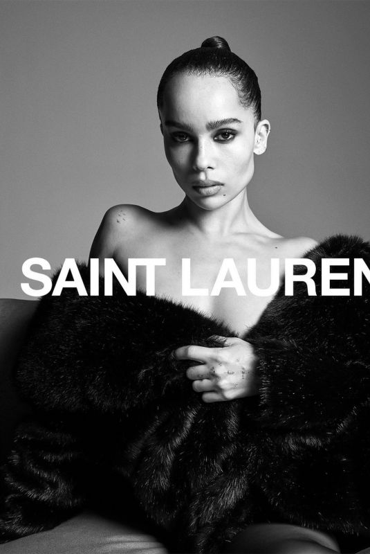 ZOE KRAVIT for Saint Laurent Fall 2022