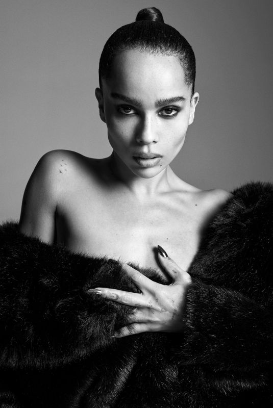 ZOE KRAWITZ for YSL 2022 Fall Collection by Anthony Vaccarello