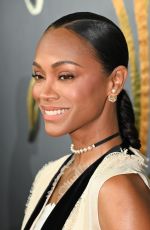 ZOE SALDANA at Christian Dior Haute Couture Dhow at Paris Fashion Week 07/04/2022 