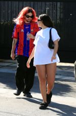 ADDISON RAE and Omer Fedi Arrives Leaves Pilates Class in Los Angeles 08/02/2022