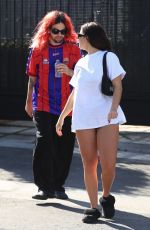 ADDISON RAE and Omer Fedi Arrives Leaves Pilates Class in Los Angeles 08/02/2022