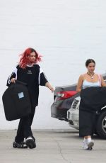ADDISON RAE and Omer Fedi Arrives Shopping at Dover Street Market Los Angeles Clothing Store 07/31/2022