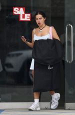 ADDISON RAE and Omer Fedi Arrives Shopping at Dover Street Market Los Angeles Clothing Store 07/31/2022