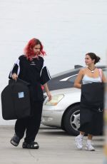 ADDISON RAE and Omer Fedi Arrives Shopping at Dover Street Market Los Angeles Clothing Store 07/31/2022