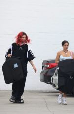 ADDISON RAE and Omer Fedi Arrives Shopping at Dover Street Market Los Angeles Clothing Store 07/31/2022