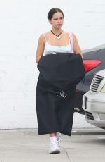 ADDISON RAE and Omer Fedi Arrives Shopping at Dover Street Market Los Angeles Clothing Store 07/31/2022