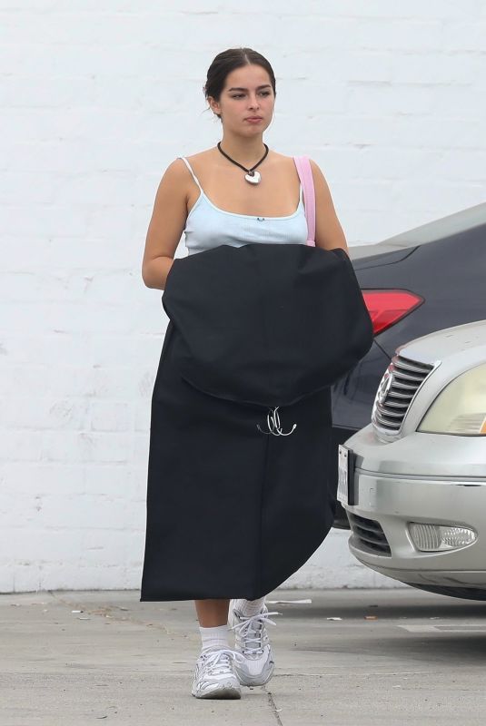 ADDISON RAE and Omer Fedi Arrives Shopping at Dover Street Market Los Angeles Clothing Store 07/31/2022