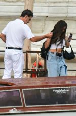 ADDISON RAE and Omer Fedi Take a Boat Ride in Venice 08/12/2022