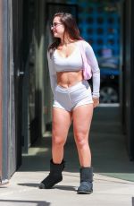 ADDISON RAE Arrives at Pilates Class in West Hollywood 08/30/2022