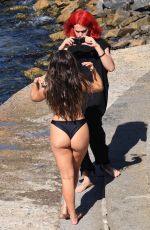 ADDISON RAE in Bikini at Lake Como in Italy 08/13/2022