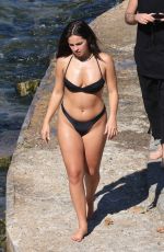 ADDISON RAE in Bikini at Lake Como in Italy 08/13/2022