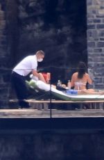 ADDISON RAE on Vacation in Como Lake at Sereno Resort 08/18/2022