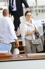 ALESSANDRA AMBROSIO Arrives at 79th Venice International Film Festival 08/30/2022
