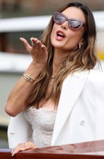 ALESSANDRA AMBROSIO Arrives at Excelsior Hotel at 79th Venice International Film Festival 08/31/2022