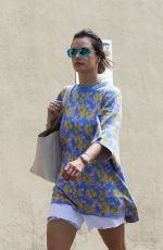 ALESSANDRA AMBROSIO Arrives at Skinic in Beverly Hills 08/04/2022