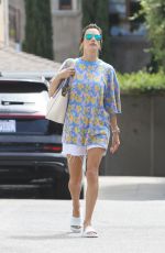 ALESSANDRA AMBROSIO Arrives at Skinic in Beverly Hills 08/04/2022