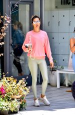 ALESSANDRA AMBROSIO Leaves Workout in Brentwood 08/22/2022