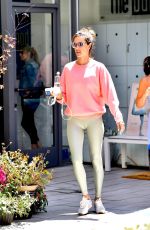 ALESSANDRA AMBROSIO Leaves Workout in Brentwood 08/22/2022