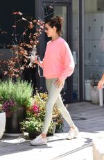ALESSANDRA AMBROSIO Leaves Workout in Brentwood 08/22/2022