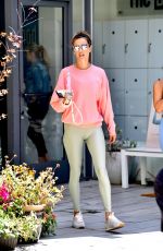 ALESSANDRA AMBROSIO Leaves Workout in Brentwood 08/22/2022