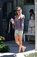 ALESSANDRA AMBROSIO Leaves Workout Session in Brentwood 08/28/2022