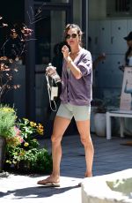 ALESSANDRA AMBROSIO Leaves Workout Session in Brentwood 08/28/2022