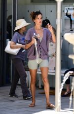 ALESSANDRA AMBROSIO Leaves Workout Session in Brentwood 08/28/2022
