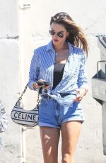 ALESSANDRA AMBROSIO Shopping at Cartier on Rodeo Drive in Beverly Hills 08/02/2022