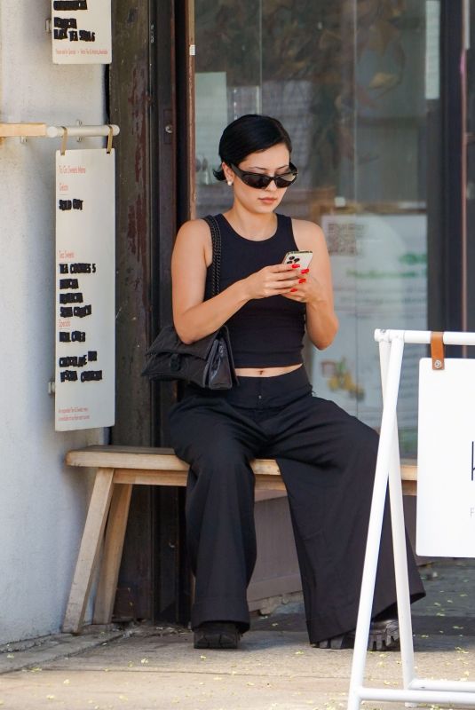 ALEXA DEMIE Out for Iced Green Tea Matcha in New York 08/25/2022