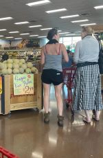 ALICE EVANS and a Friend Shopping at Trader Joe