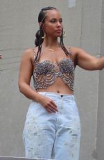 ALICIA KEYS at Radio City Rooftop Photoshoot in New York 08/11/2022