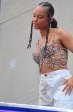ALICIA KEYS at Radio City Rooftop Photoshoot in New York 08/11/2022