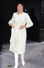ALICIA QUARELES Arrives at Good Morning America in New York 08/16/2022