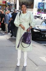 ALICIA QUARELES Arrives at Good Morning America in New York 08/16/2022