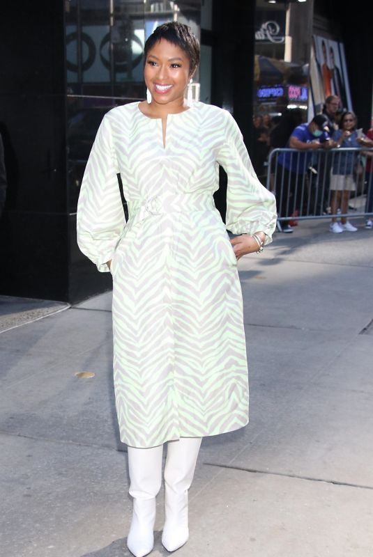 ALICIA QUARELES Arrives at Good Morning America in New York 08/16/2022