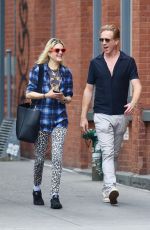 ALISON MOSSHART and Damian Lewis Out in New York 08/18/2022