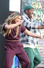 ALLISON HOLKER on the Set of Good Morning America in New York 08/17/2022