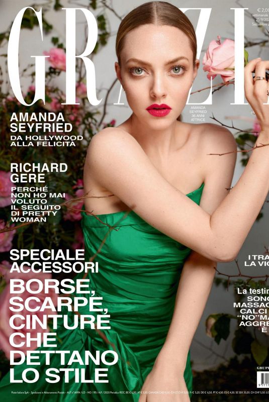 AMANDA SEYFRIED for Grazia Magazine, Italy August 2022