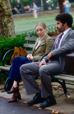 AMANDA SEYFRIED oin the Set of The Crowded Room in New York 08/01/2022