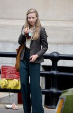 AMANDA SEYFRIED on the Set of The Crowded Room in New York 08/05/2022