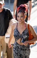 AMANDLA STENBERG Arrives at Jimmy Kimmel Live in Los Angeles 08/11/2022