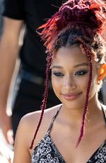 AMANDLA STENBERG Arrives at Jimmy Kimmel Live in Los Angeles 08/11/2022