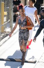 AMANDLA STENBERG Arrives at Jimmy Kimmel Live in Los Angeles 08/11/2022