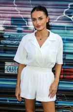 AMBER DAVIES at Stage Door of Back To The Future The Musical In London 08/27/2022