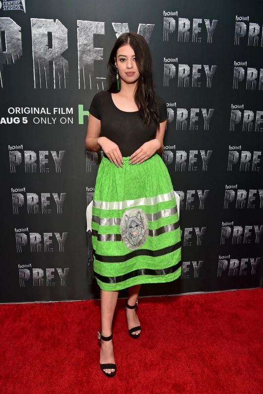 AMBER MIDTHUNDER at Beyond Fest Screening for Prey in Santa Monica 08/04/2022